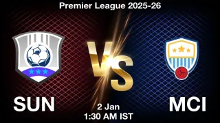 SUN vs MCI - Premier League