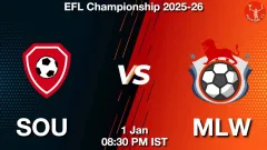 SOU vs MLW Match Result