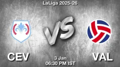 CEV vs VAL Match Result