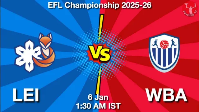 LEI vs WBA Match Previews and Football Tips