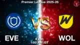 EVE vs WOL Match Preview & Latest Updates - <small>Thu, 08 Jan 01:00 AM IST</small>