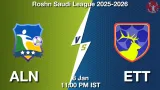 ALN vs ETT Match Preview & Latest Updates - <small>Thu, 08 Jan 11:00 PM IST</small>