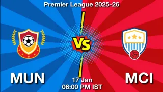 MUN vs MCI - Premier League