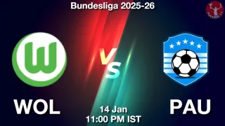 WOL vs PAU - Bundesliga 2025-26