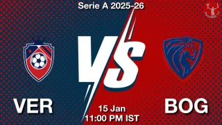 VER vs BOG - Serie A