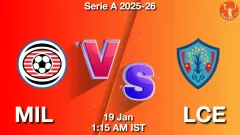 MIL vs LCE Match Result