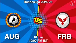 AUG vs FRB - Bundesliga 2025-26