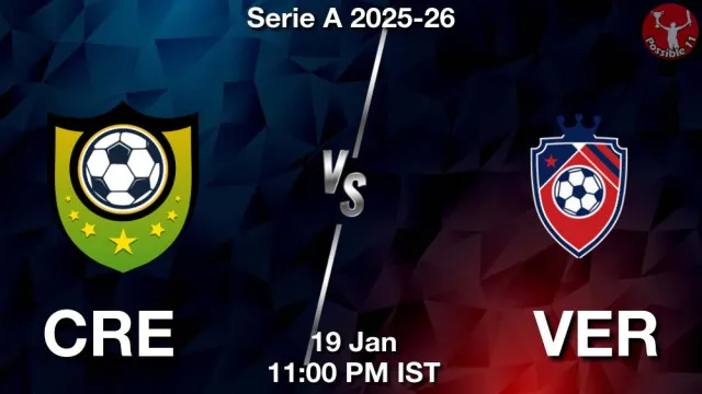 CRE vs VER Match Previews and Football Tips