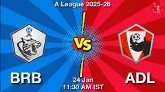 BRB vs ADL Match Result