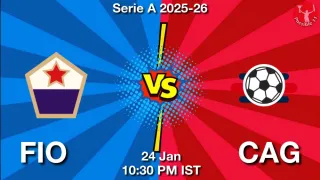 FIO vs CAG FIO vs CAG - Serie A