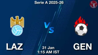 LAZ vs GEN - Serie A