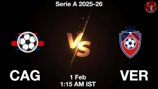CAG vs VER CAG vs VER - Serie A