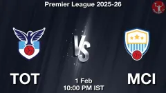 TOT vs MCI Match Result