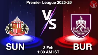 SUN vs BUR - Premier League