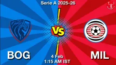 BOG vs MIL Match Result