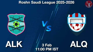 ALK vs ALQ ALK vs ALQ - Roshn Saudi