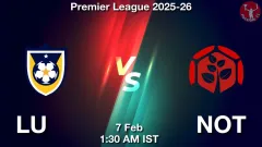 LU vs NOT Match Result