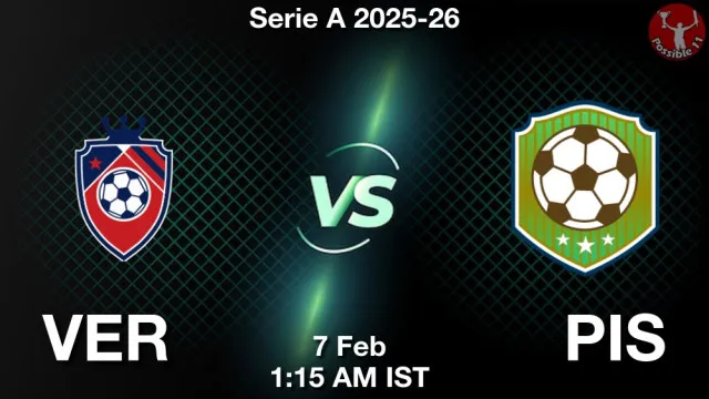 VER vs PIS Match Previews and Football Tips