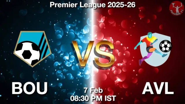 BOU vs AVL Match Previews and Football Tips