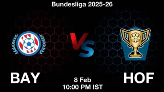 BAY vs HOF - Bundesliga 2025-26