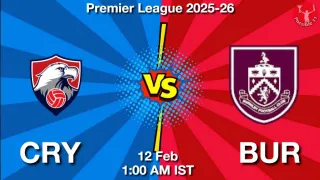 CRY vs BUR - Premier League