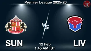 SUN vs LIV - Premier League