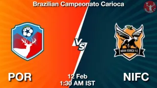 POR vs NIFC - Brazilian Campeonato