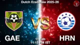 GAE vs HRN Dream11 Prediction, Preview & Updates - <small>Wed, 11 Feb 11:15 PM IST</small>