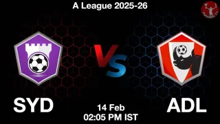 SYD vs ADL SYD vs ADL - A League