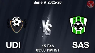 UDI vs SAS - Serie A