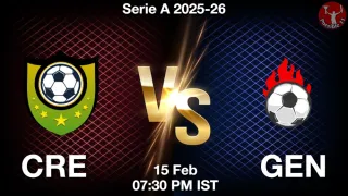 CRE vs GEN - Serie A