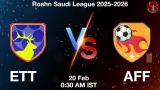 ETT vs AFF Dream11 Prediction, Preview & Updates - <small>Fri, 20 Feb 12:30 AM IST</small>