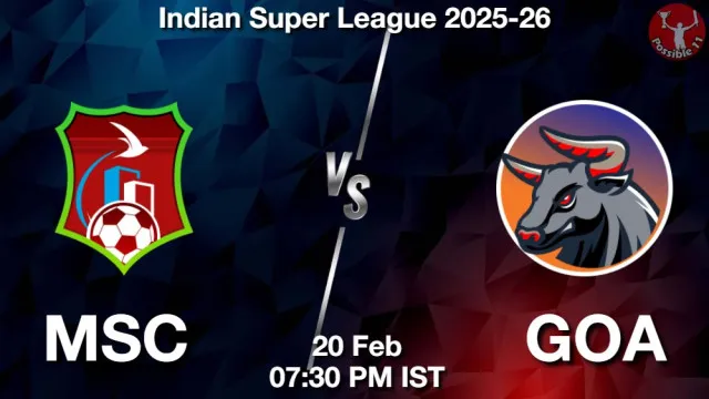 MSC vs GOA Match Previews and Football Tips