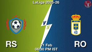 RS vs RO - LaLiga 2025-26