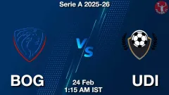BOG vs UDI Match Result