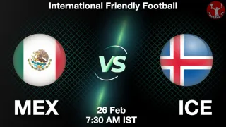 MEX vs ICE - International Friendly