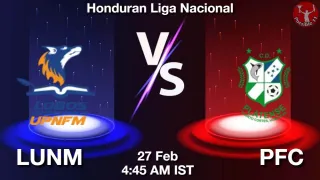 LUNM vs PFC - Honduran Liga