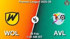 WOL vs AVL Match Result