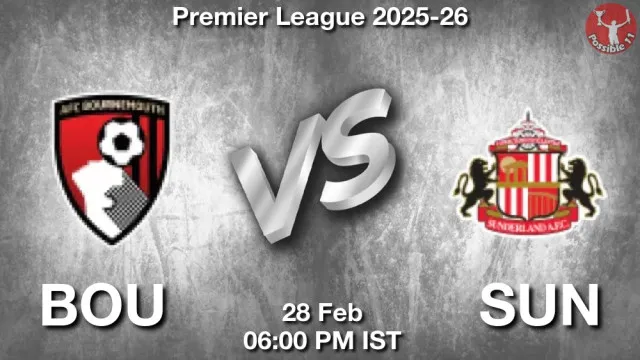 BOU vs SUN Match Previews and Football Tips