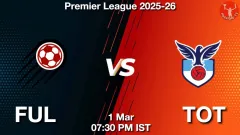 FUL vs TOT Match Result