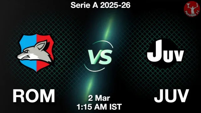 ROM vs JUV Match Previews and Football Tips
