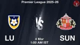 LU vs SUN Dream11 Prediction, Preview & Updates - <small>Wed, 04 Mar 01:00 AM IST</small>