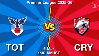 TOT vs CRY - Premier League