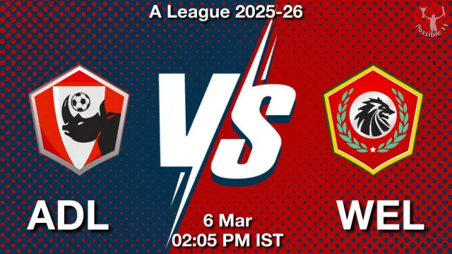 ADL vs WEL Match Previews and Football Tips
