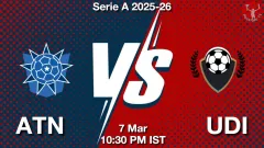 ATN vs UDI Match Result