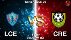 LCE vs CRE Match Result