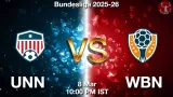 UNN vs WBN Dream11 Prediction, Preview & Updates - <small>Sun, 08 Mar 10:00 PM IST</small>