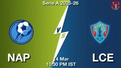 NAP vs LCE Match Result