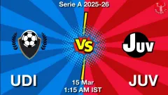 UDI vs JUV Match Result