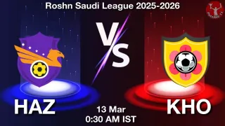 HAZ vs KHO - Roshn Saudi